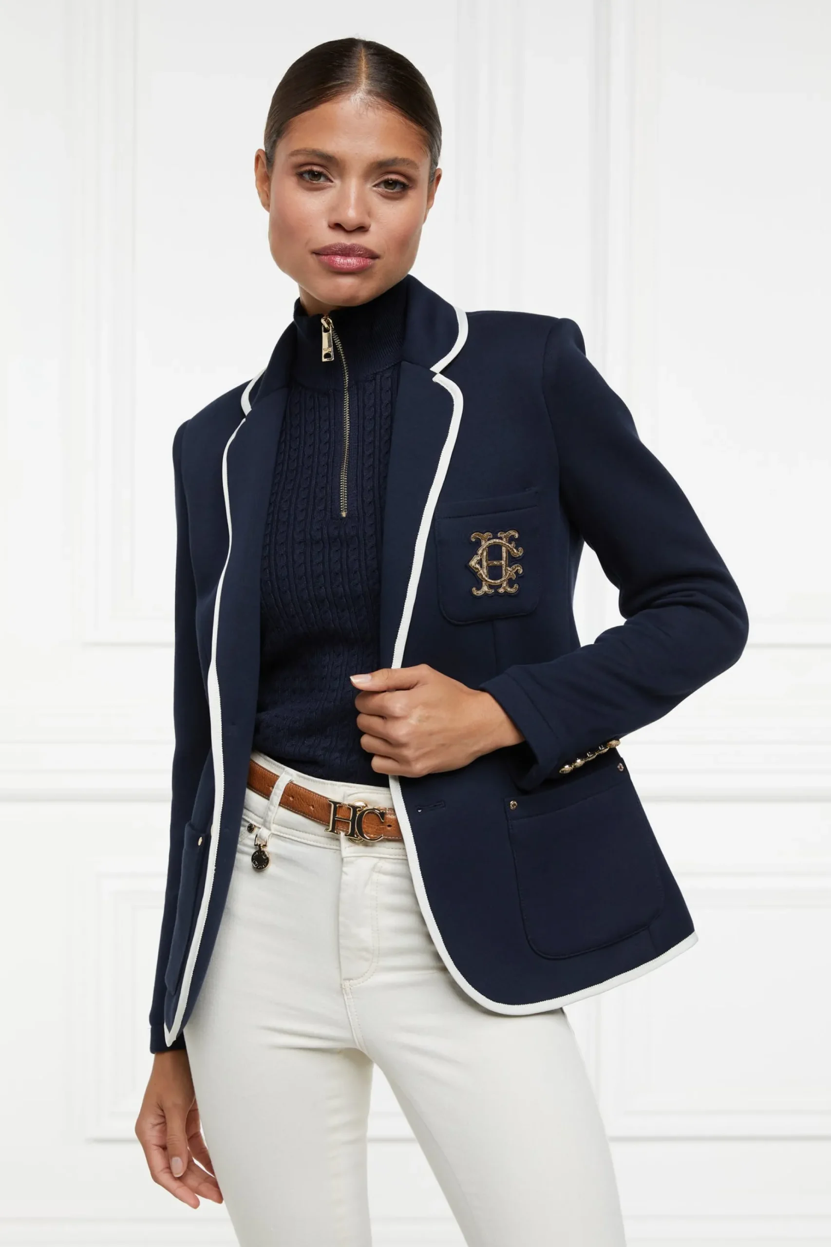 Ava Half Zip Knit