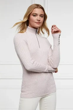 Ava Half Zip Knit