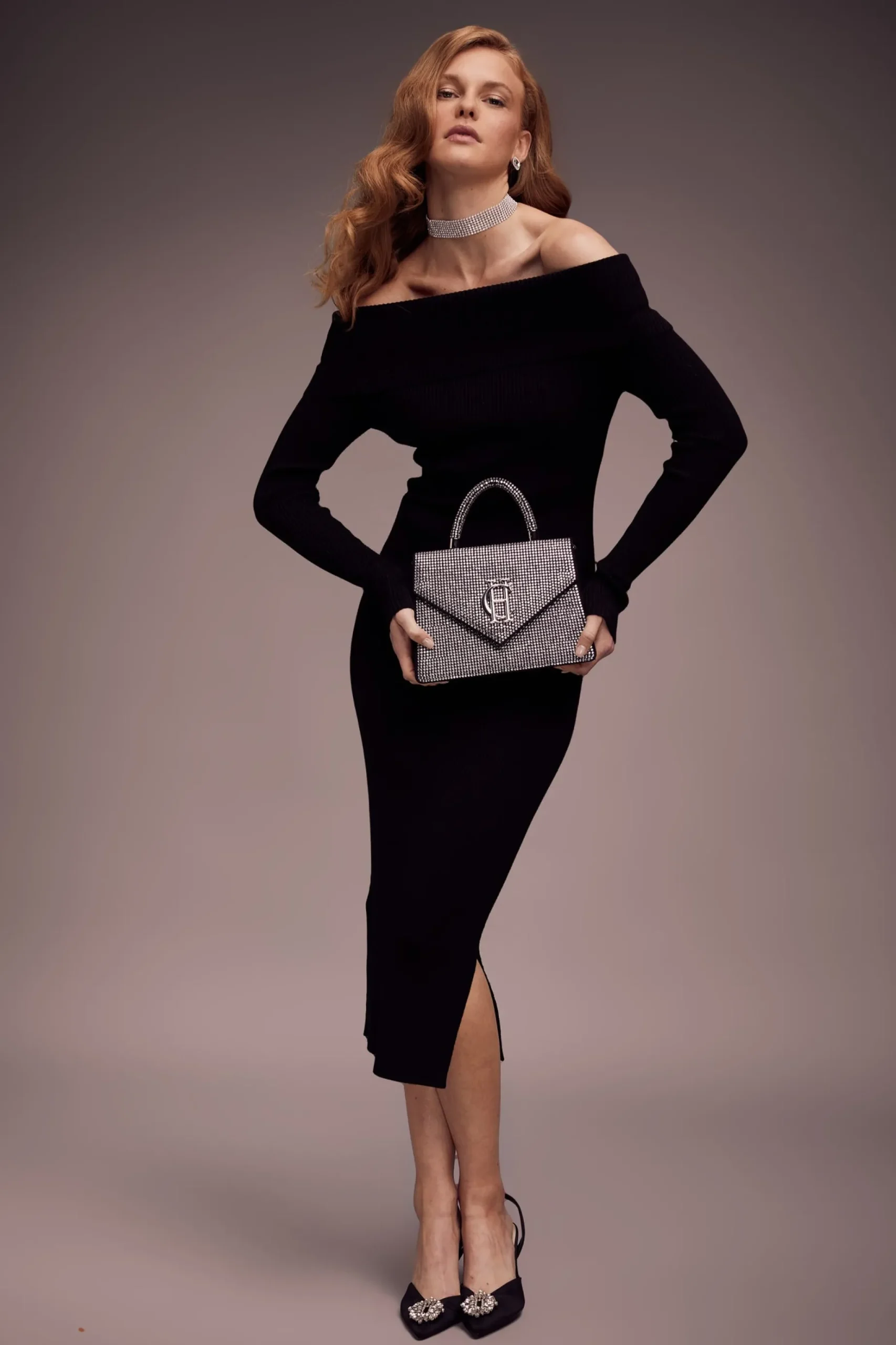Bardot Midi Dress