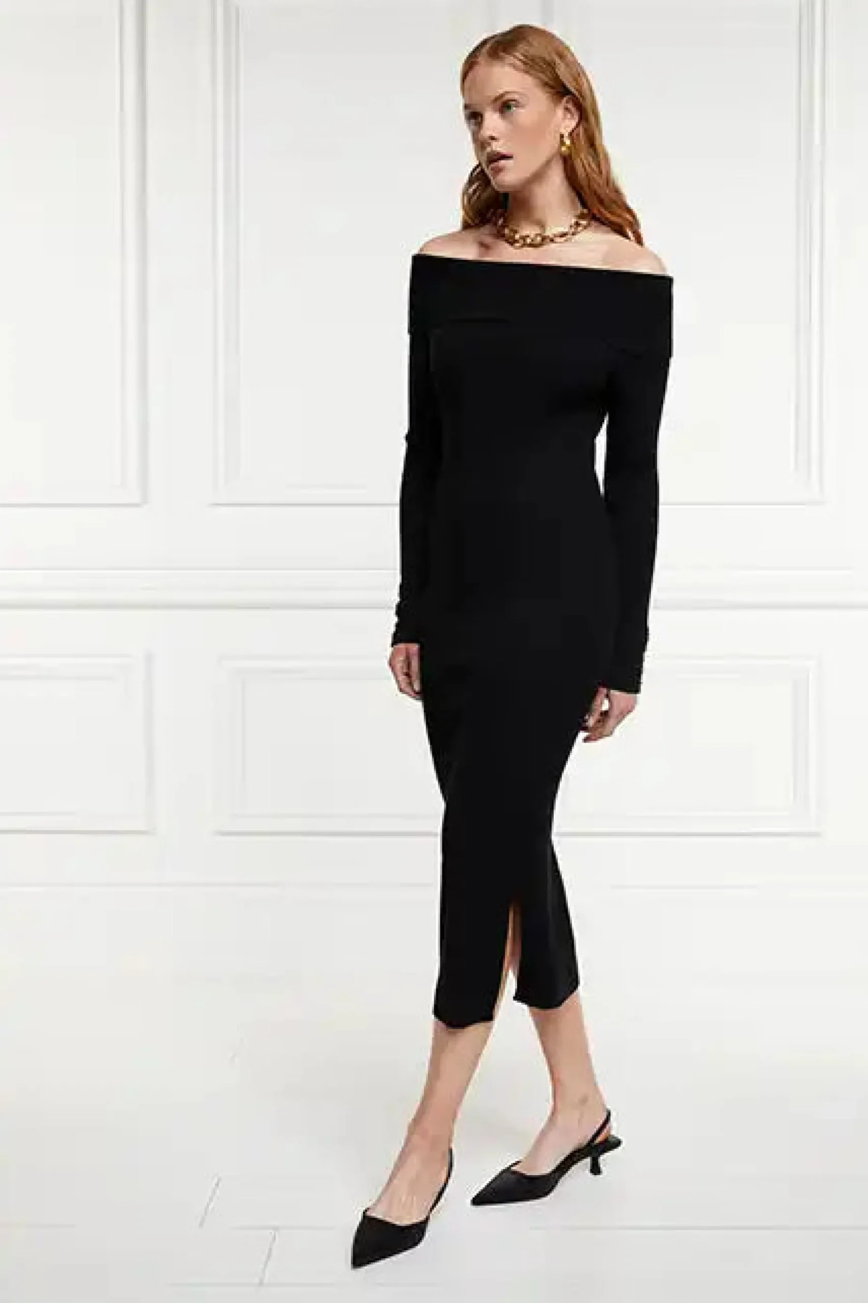 Bardot Midi Dress