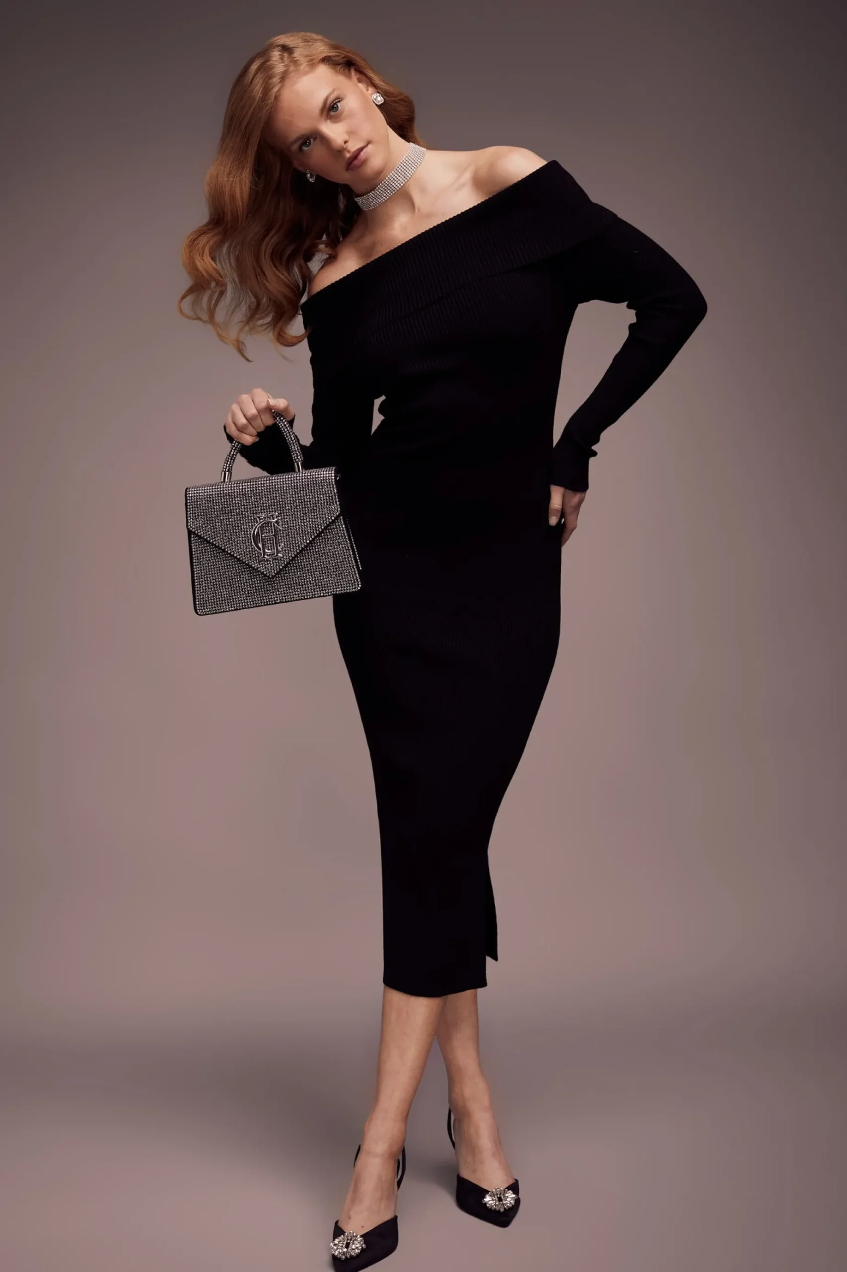 Bardot Midi Dress