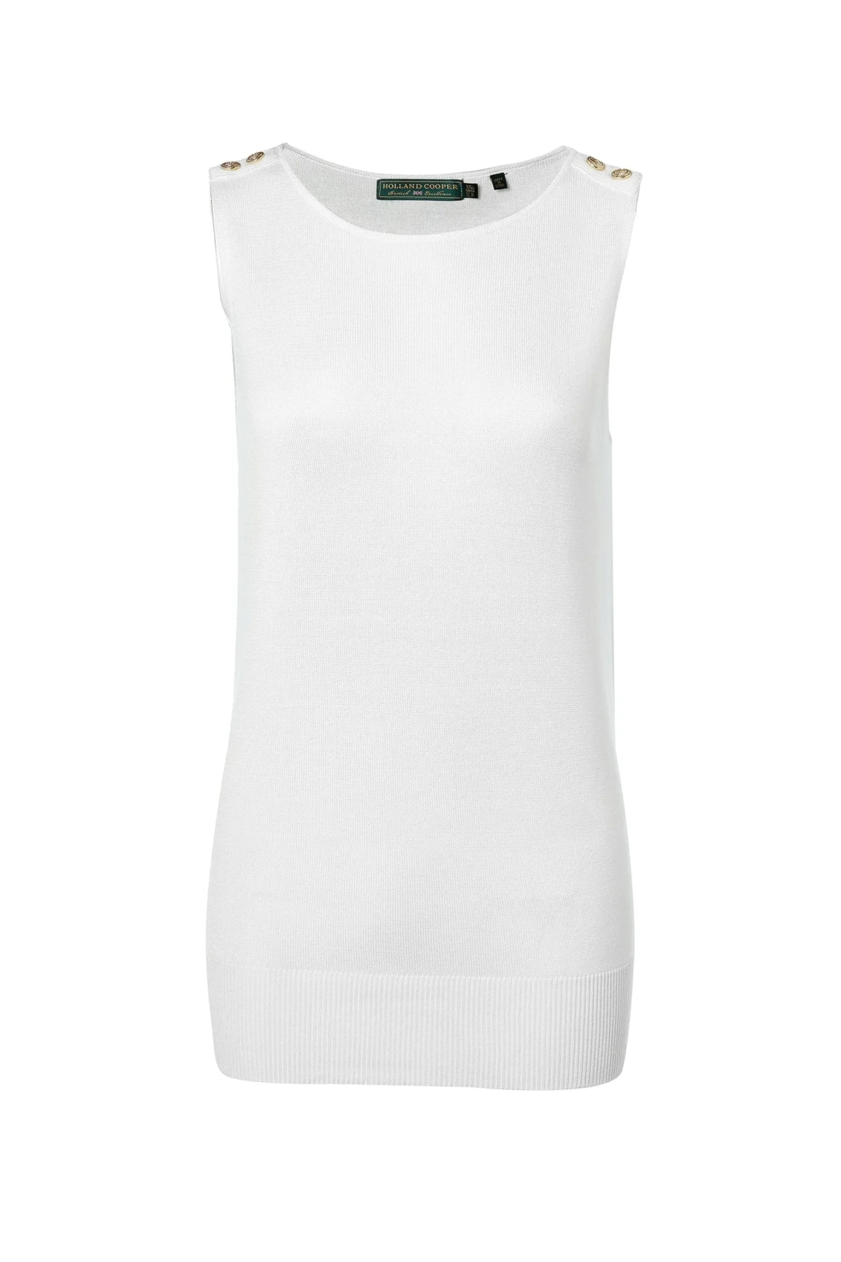Boat Neck Vest