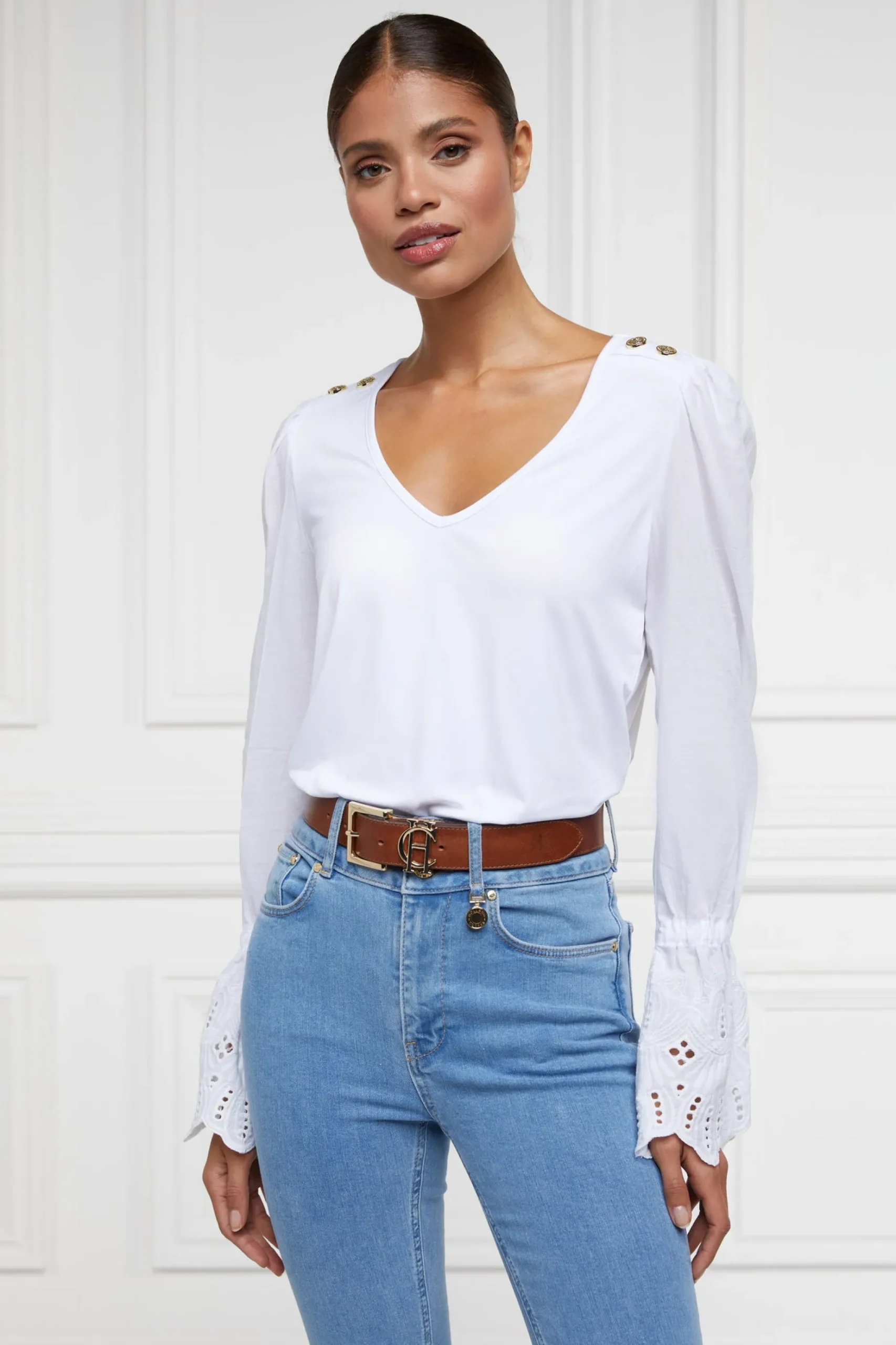 Camilla V-Neck Blouse