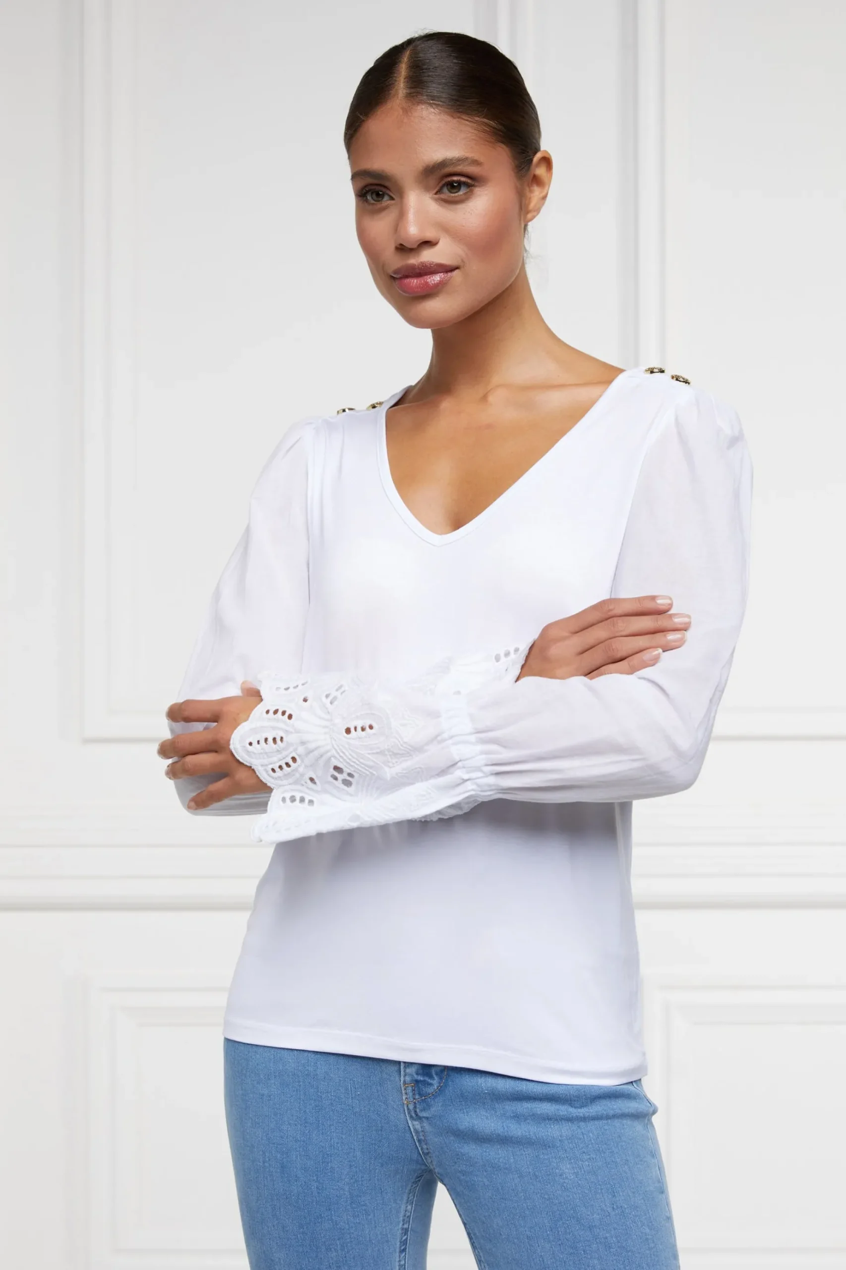 Camilla V-Neck Blouse