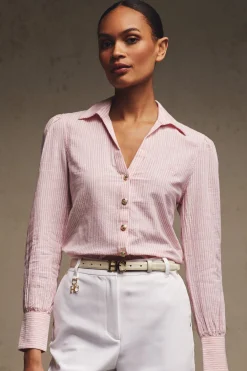 Classic V-Neck Blouse