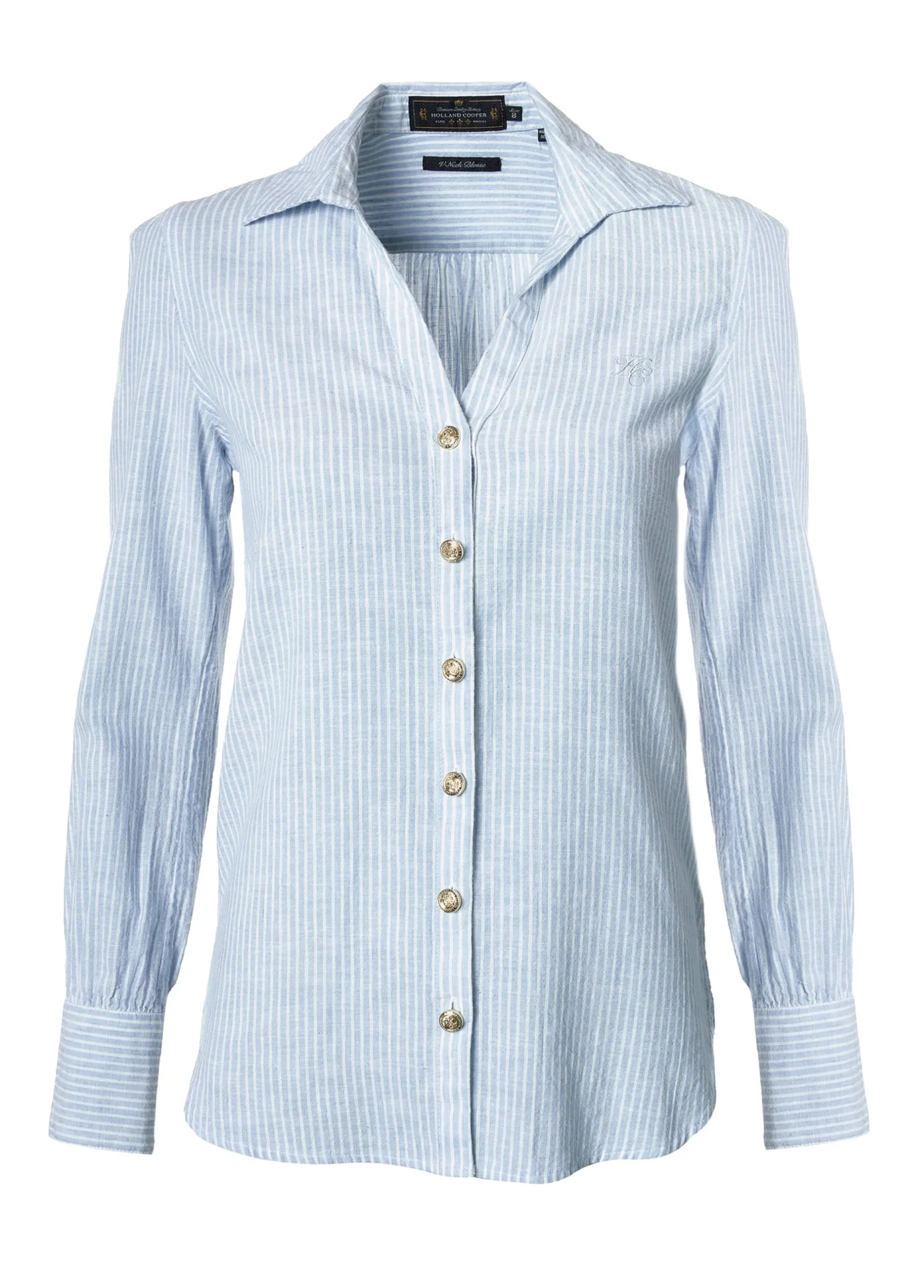 Classic V-Neck Blouse