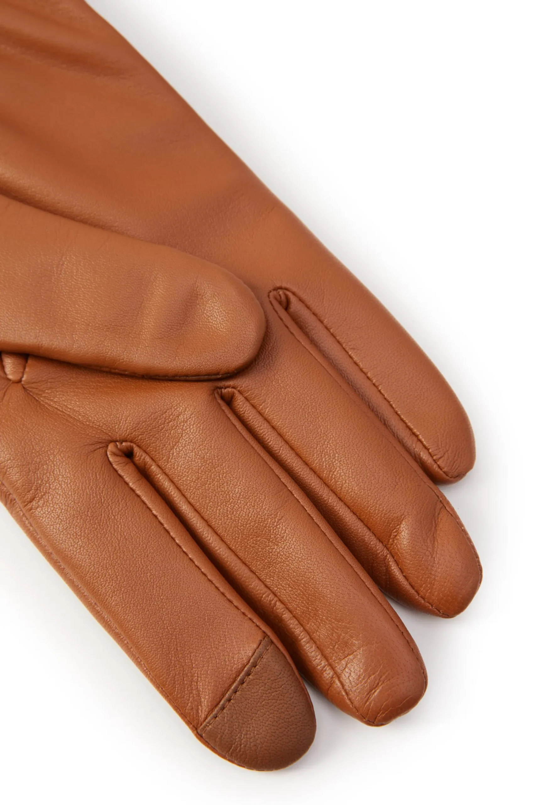 Contrast Leather Gloves