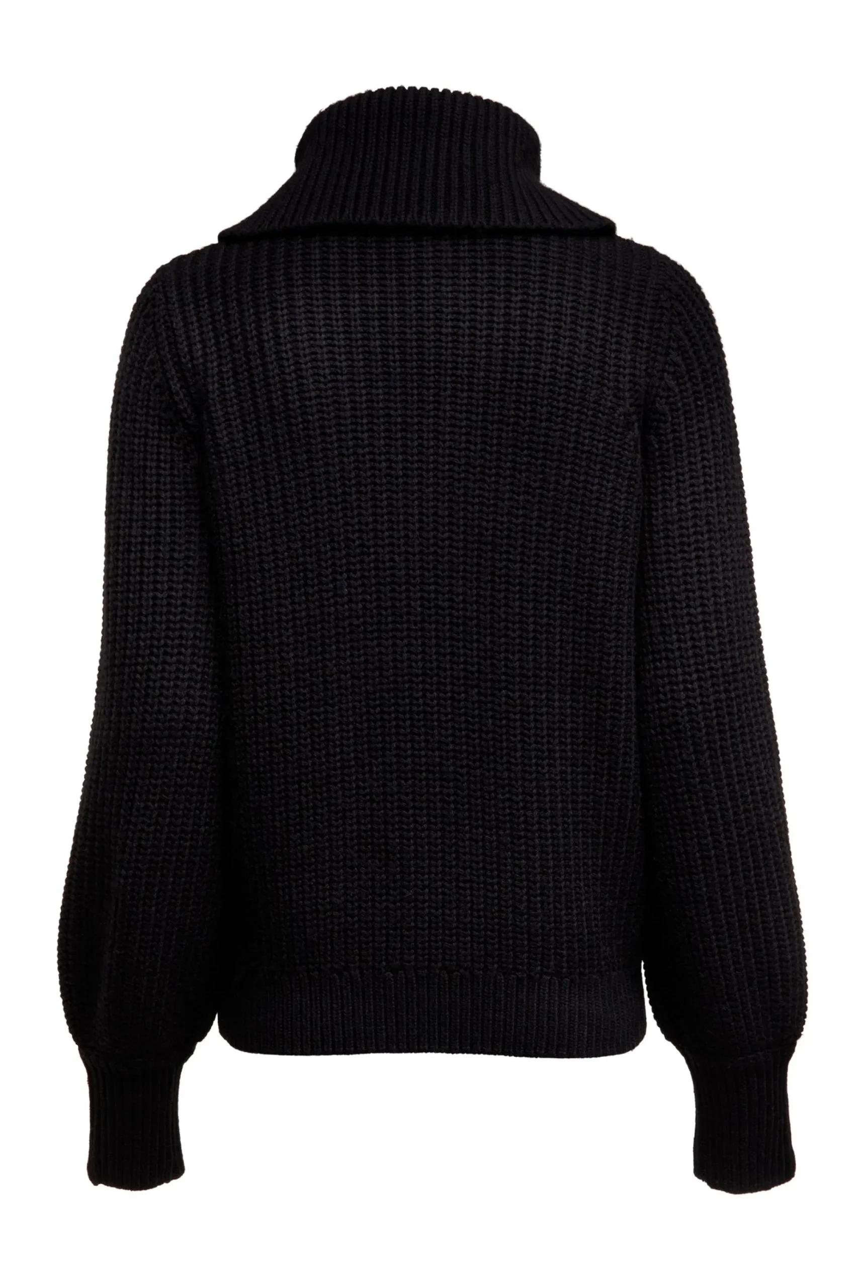 Corded Roll Neck Knit