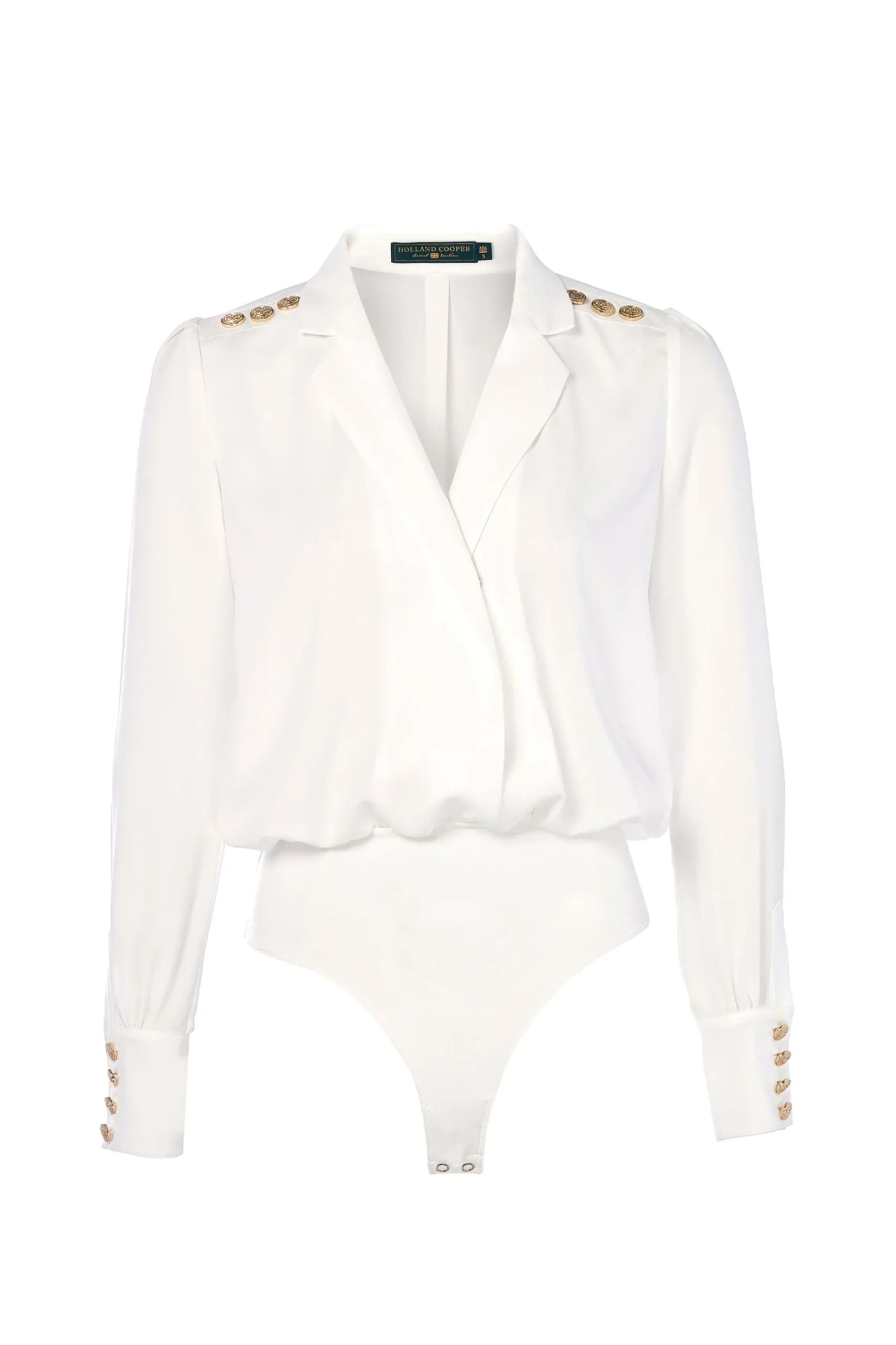 Cupro Shirt Bodysuit
