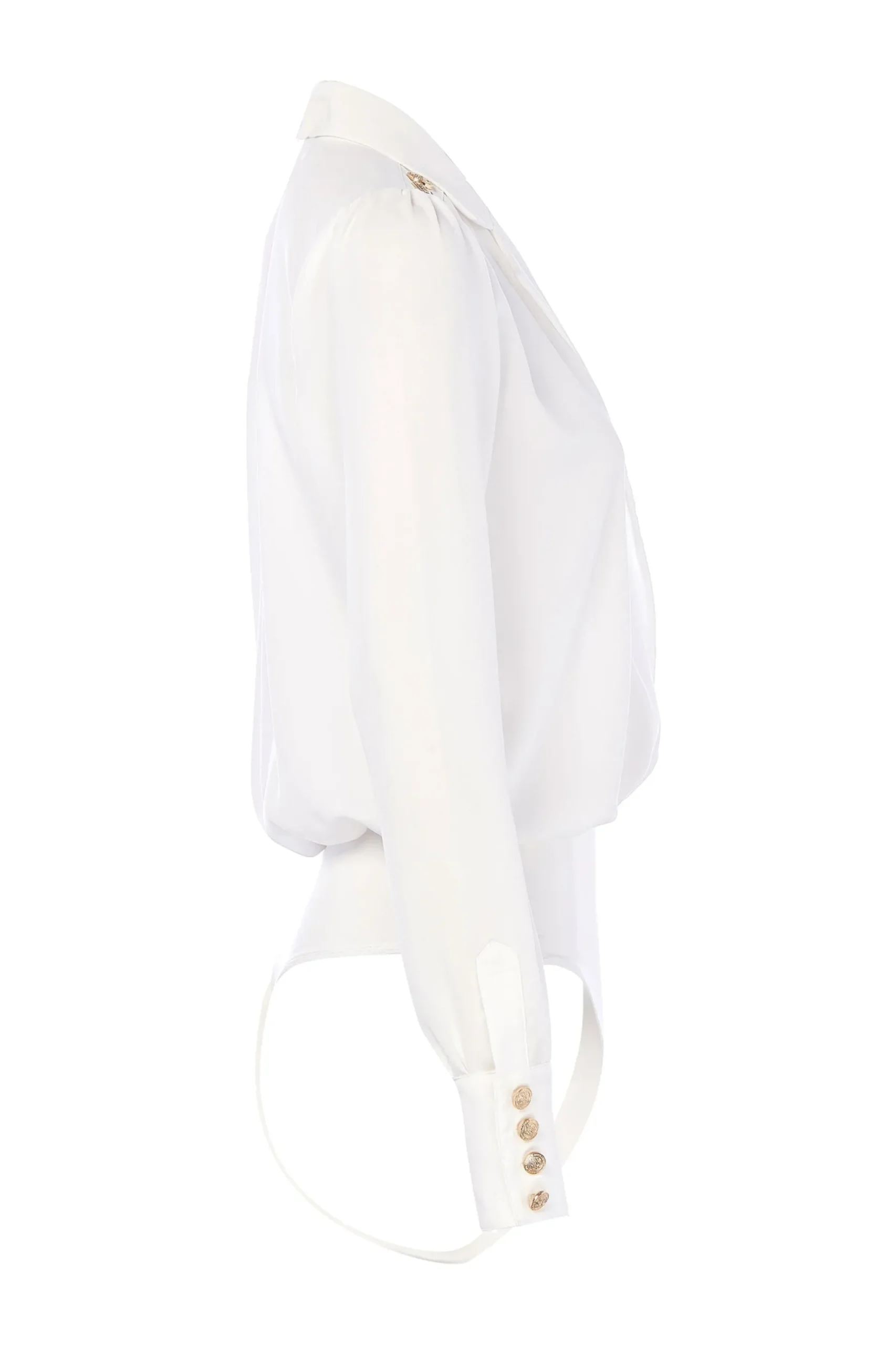 Cupro Shirt Bodysuit