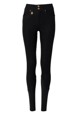 Denim Thermal Full Grip Breeches