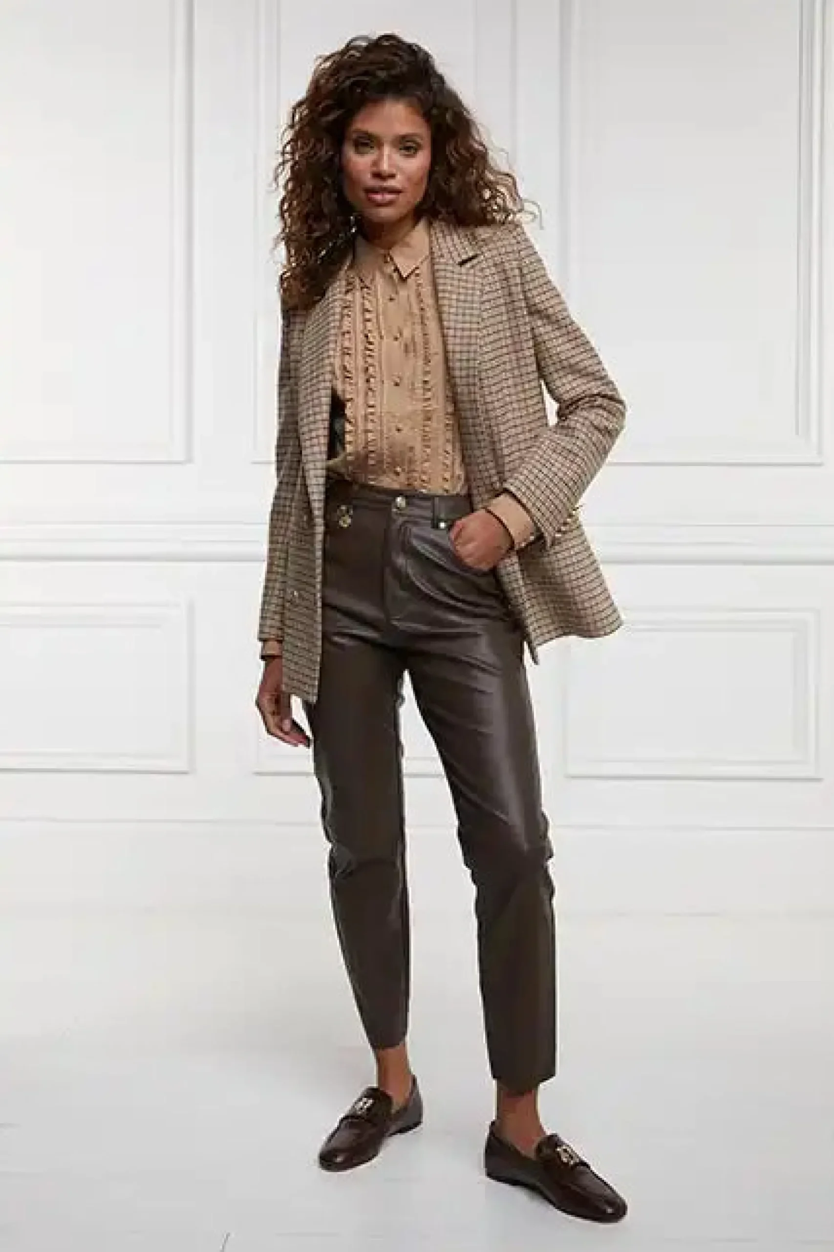 Dunwick Faux Leather Pant