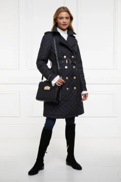 Enstone Quilted Trench Coat
