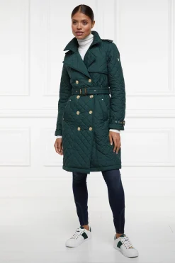 Enstone Quilted Trench Coat
