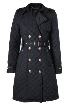 Enstone Quilted Trench Coat