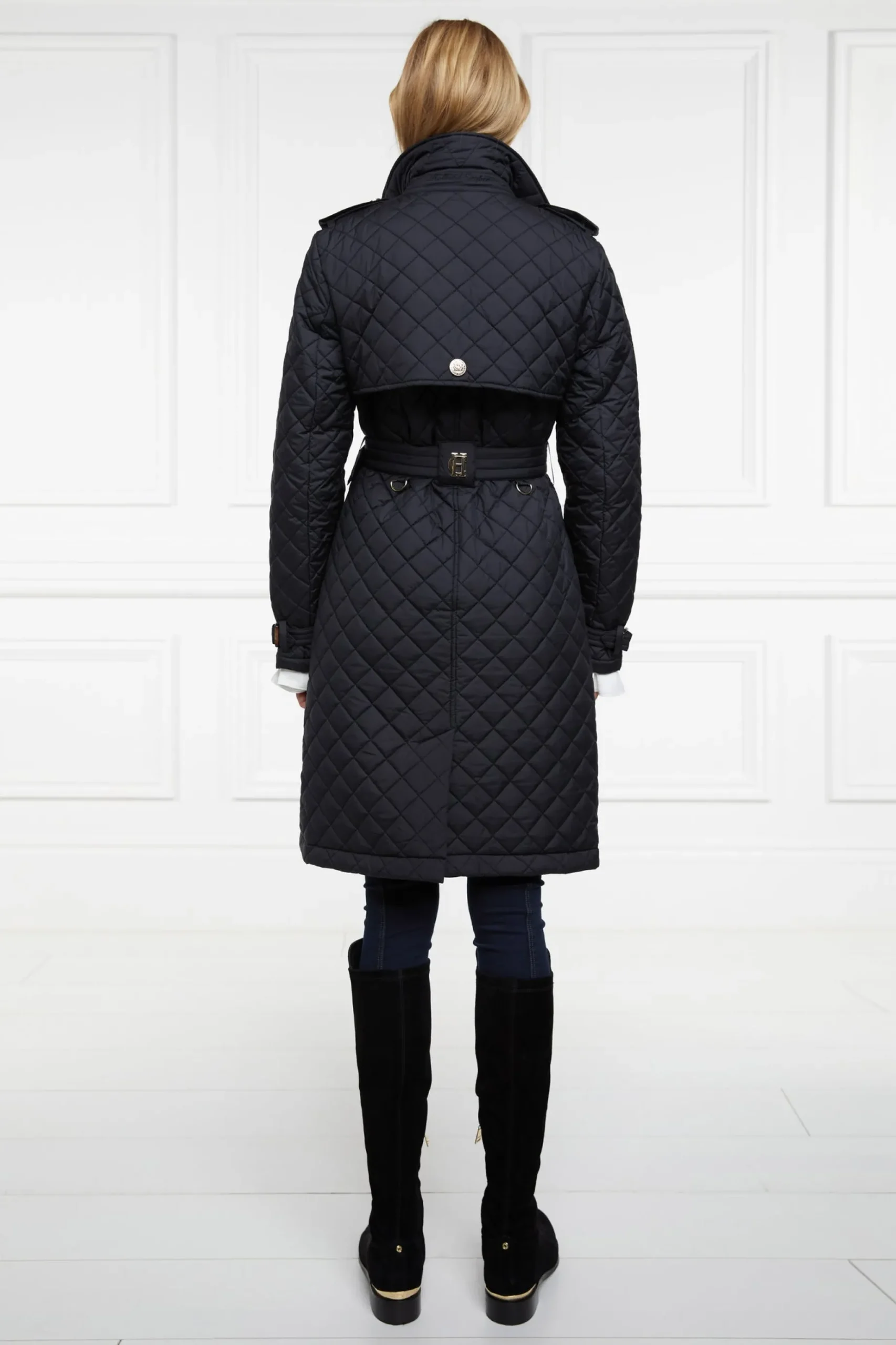 Enstone Quilted Trench Coat
