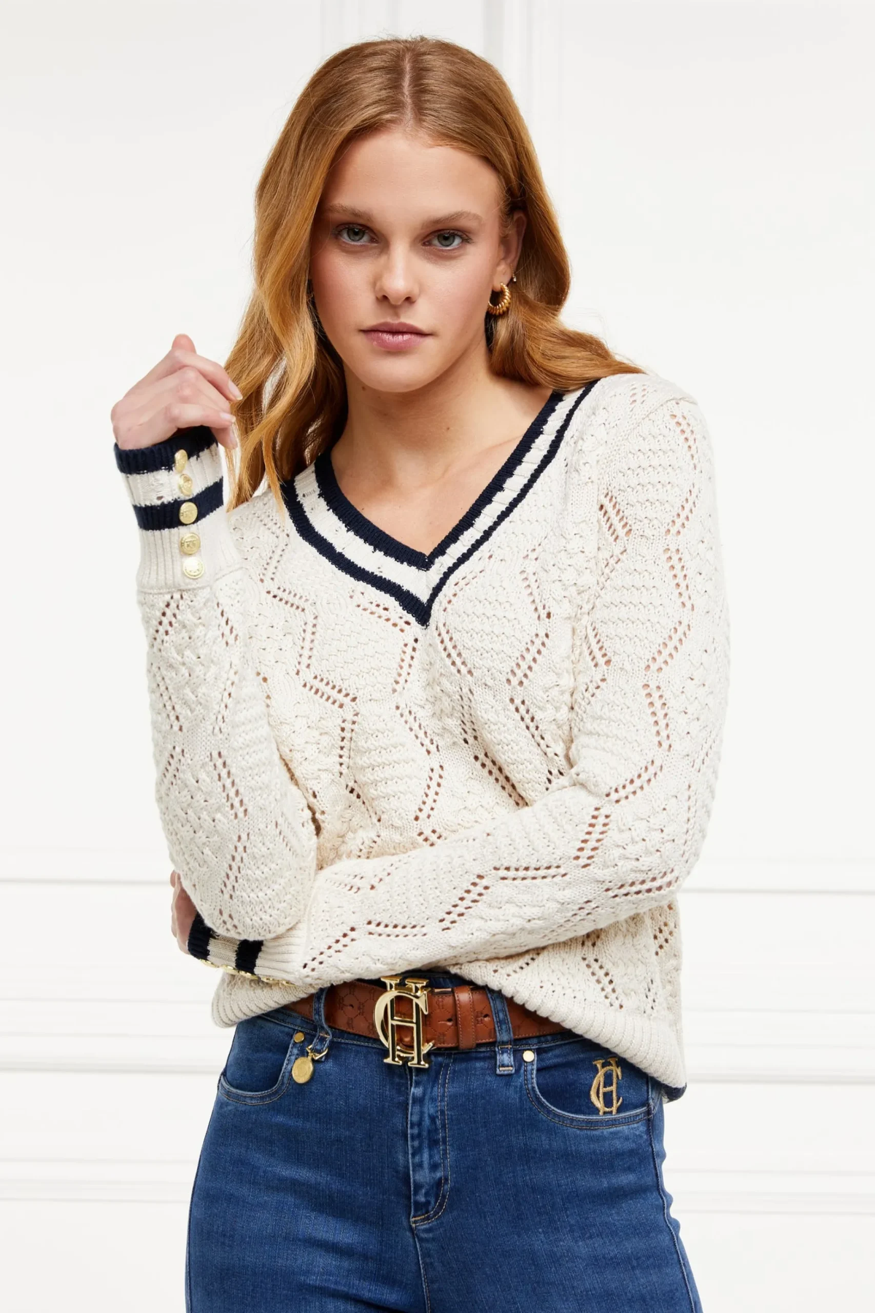 Harvard V-Neck Knit