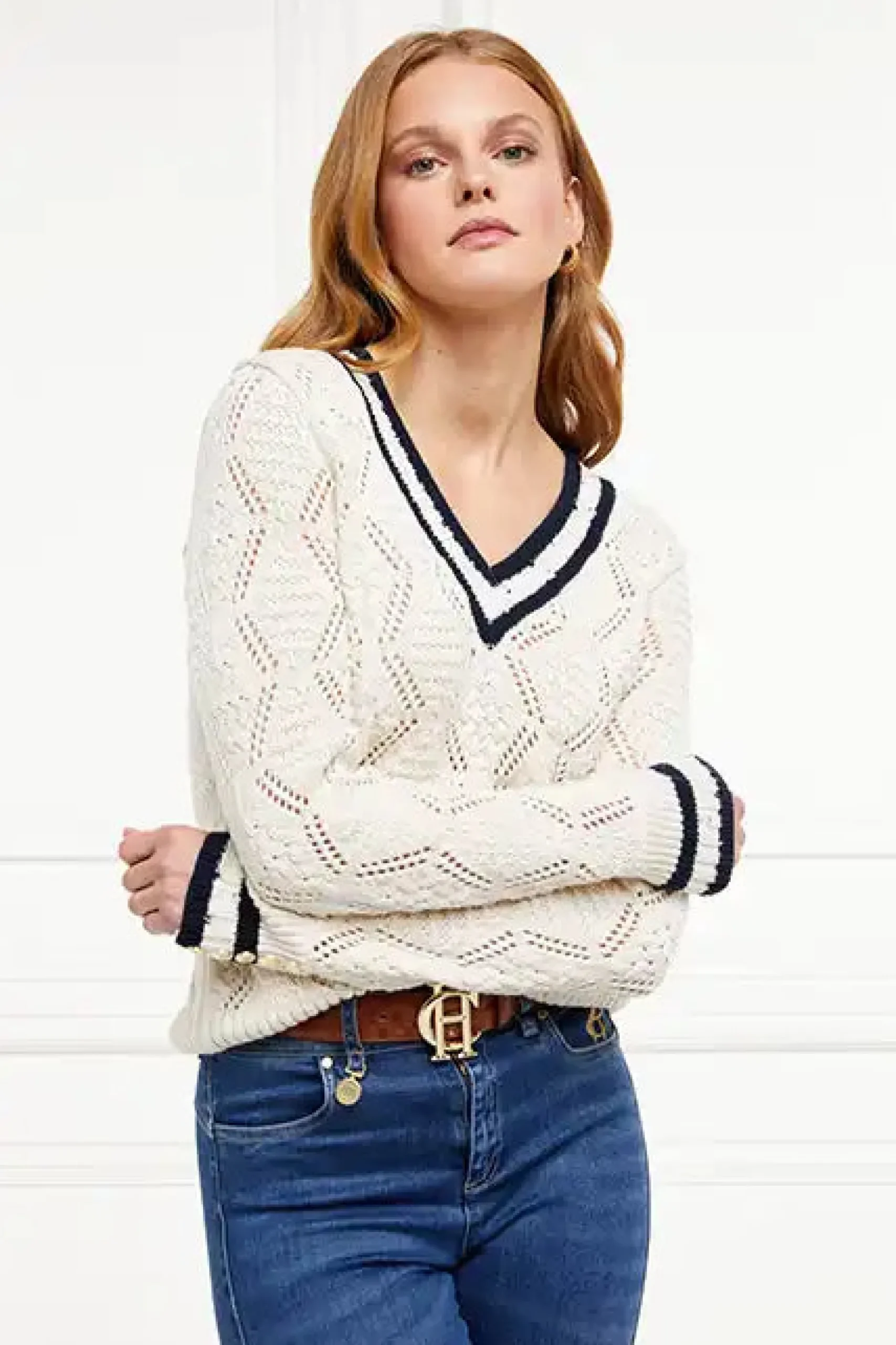 Harvard V-Neck Knit