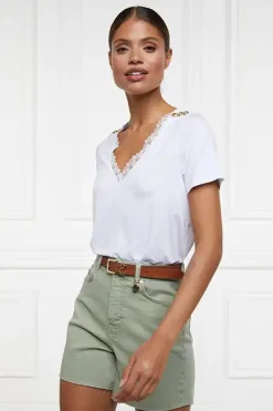 High Rise Denim Short