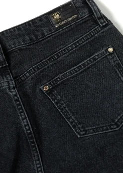 High Rise Denim Short