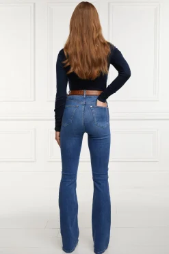 High Rise Flared Jean