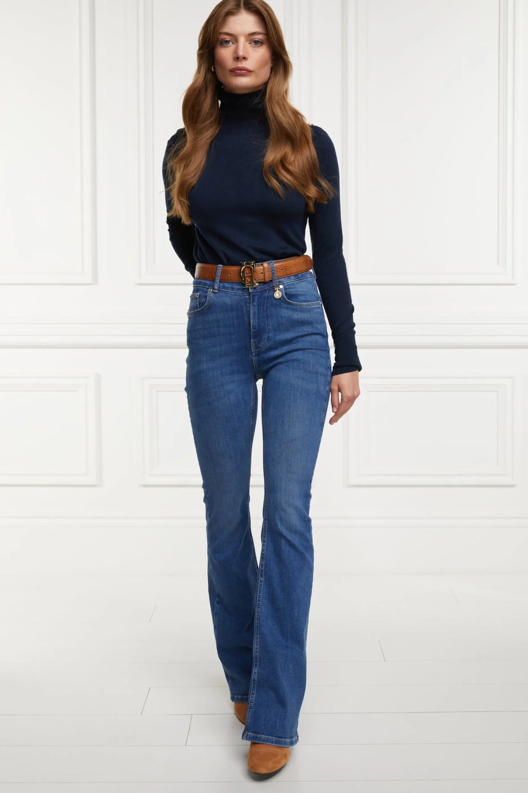 High Rise Flared Jean