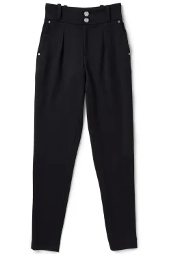 High Waisted Peg Trouser