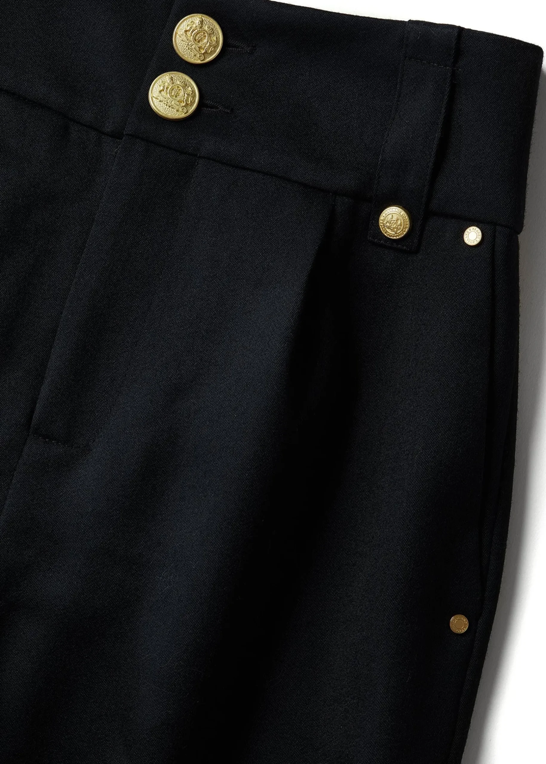 High Waisted Peg Trouser