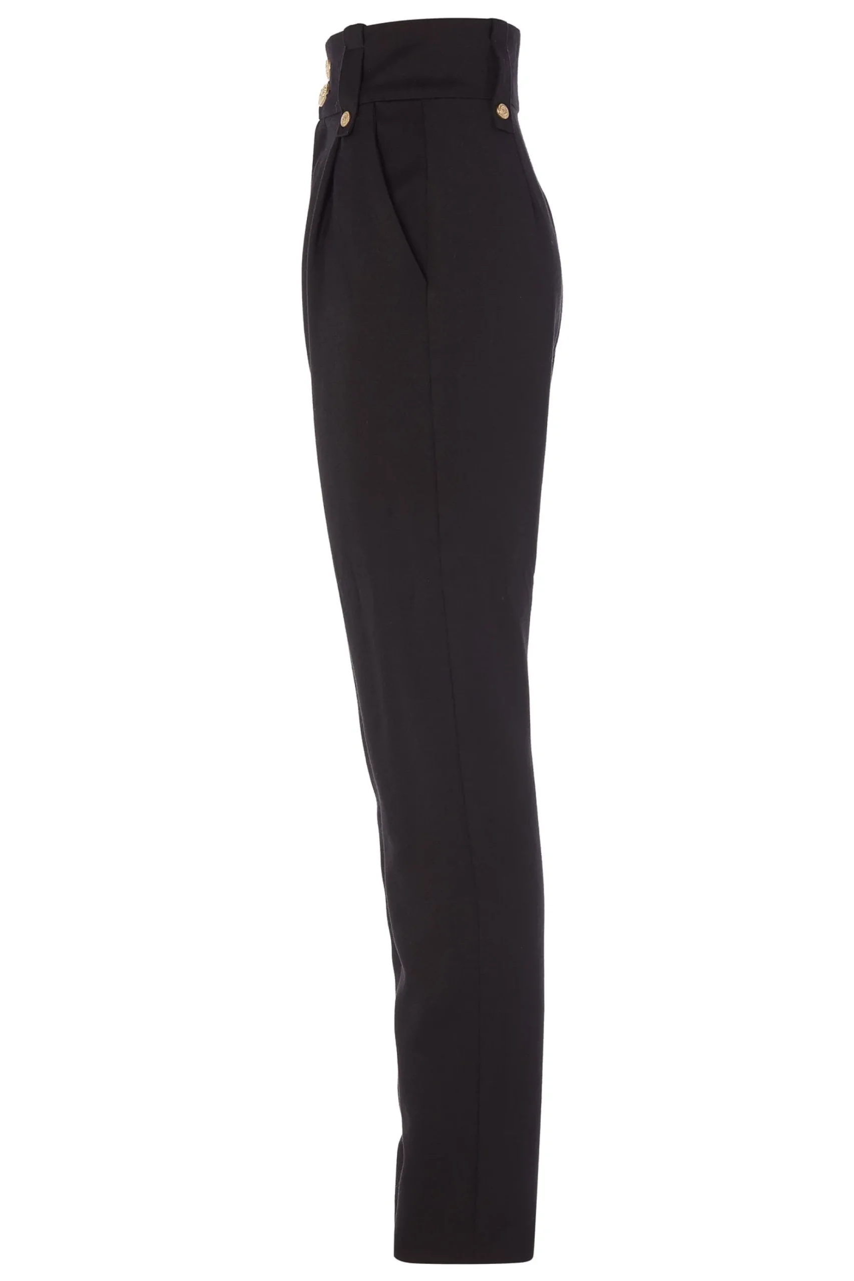 High Waisted Peg Trouser