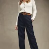 High Waisted Straight Jean