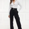 High Waisted Straight Trouser