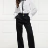 High Waisted Straight Trouser