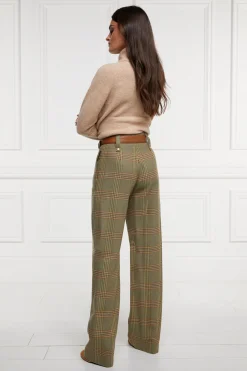 High Waisted Straight Trouser