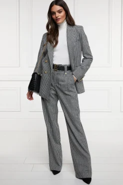 High Waisted Straight Trouser