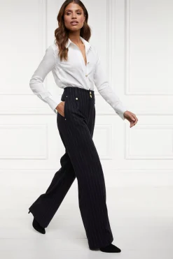 High Waisted Straight Trouser