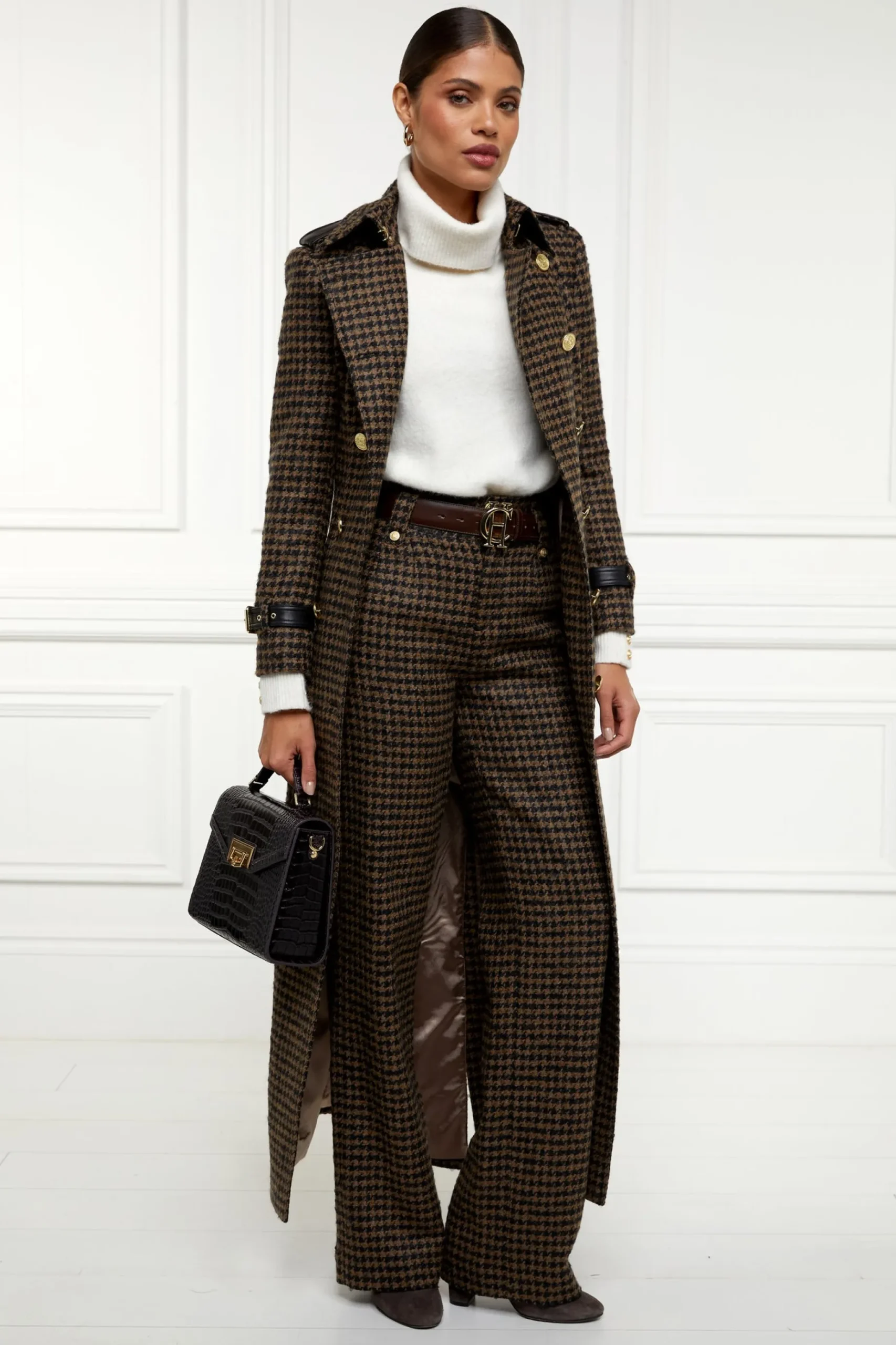 High Waisted Straight Trouser