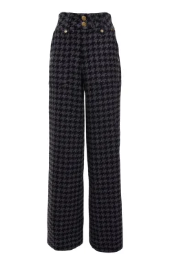 High Waisted Straight Trouser