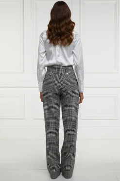 High Waisted Straight Trouser