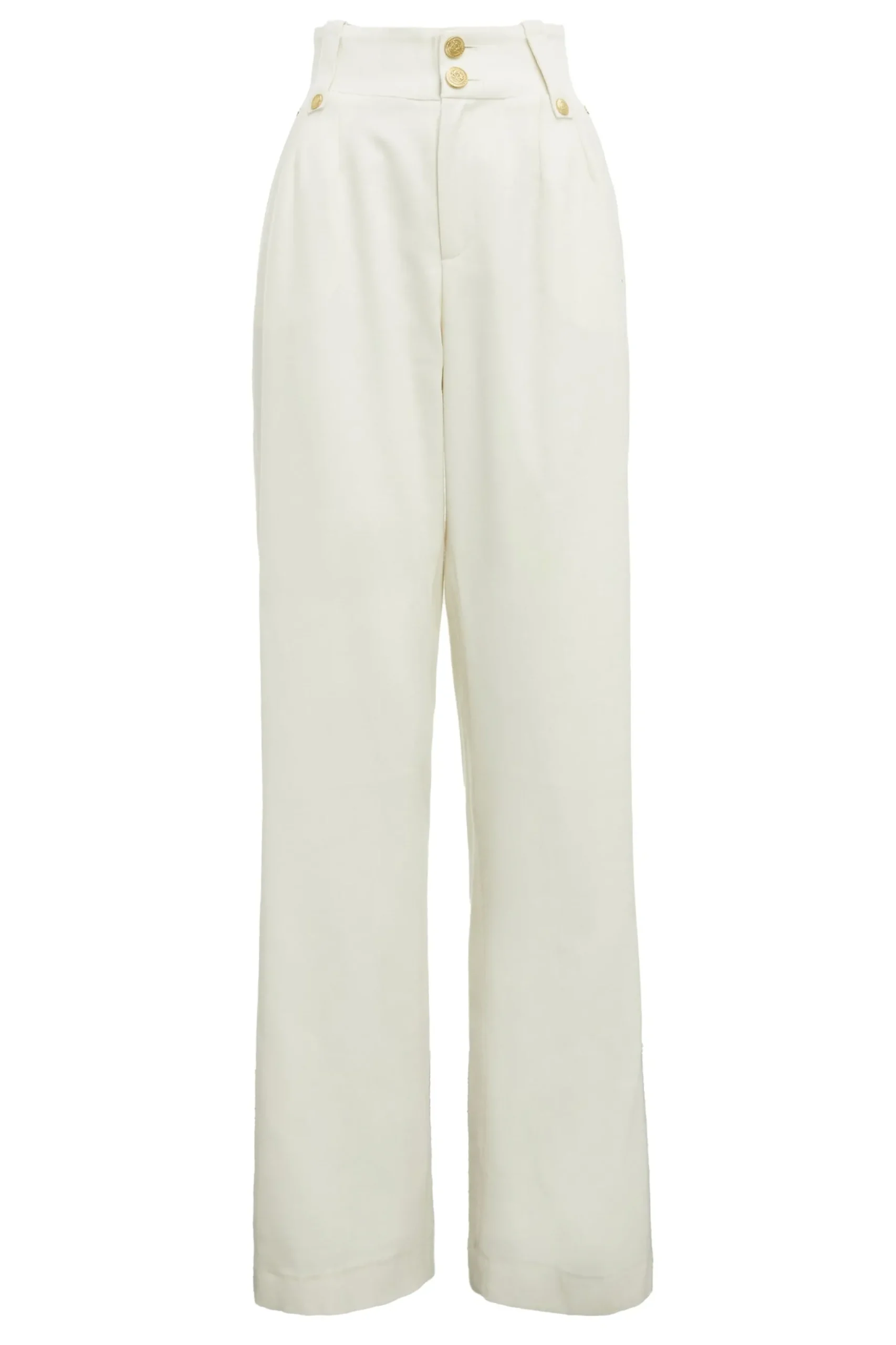 High Waisted Straight Trouser
