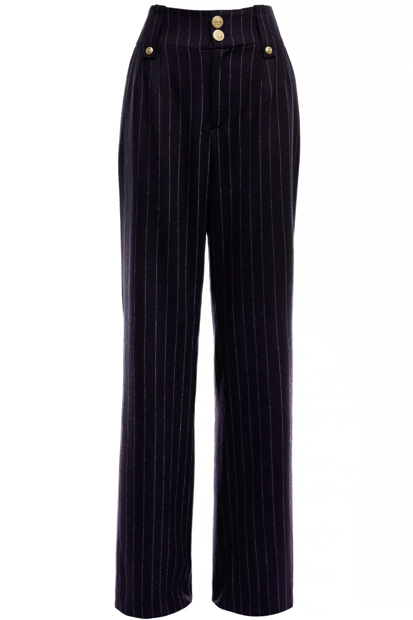 High Waisted Straight Trouser