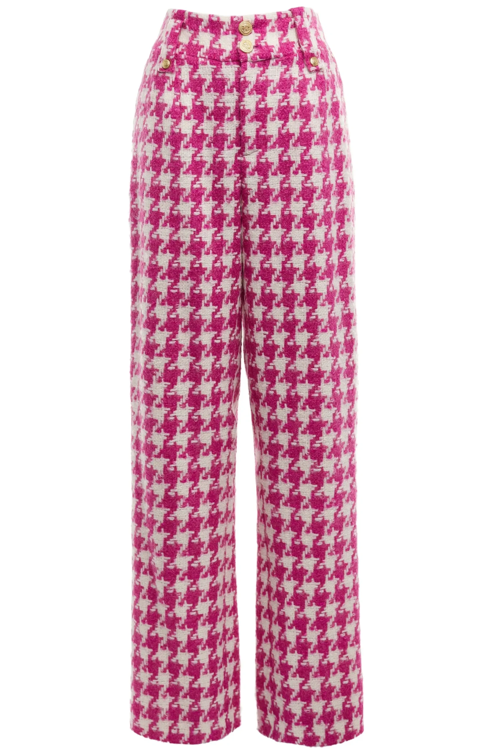 High Waisted Straight Trouser