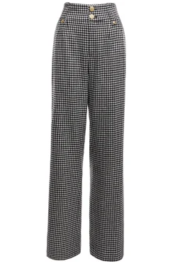 High Waisted Straight Trouser