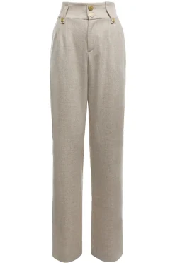 High Waisted Straight Trouser