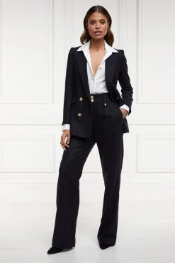 High Waisted Straight Trouser