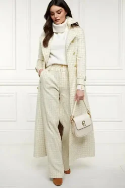 High Waisted Straight Trouser