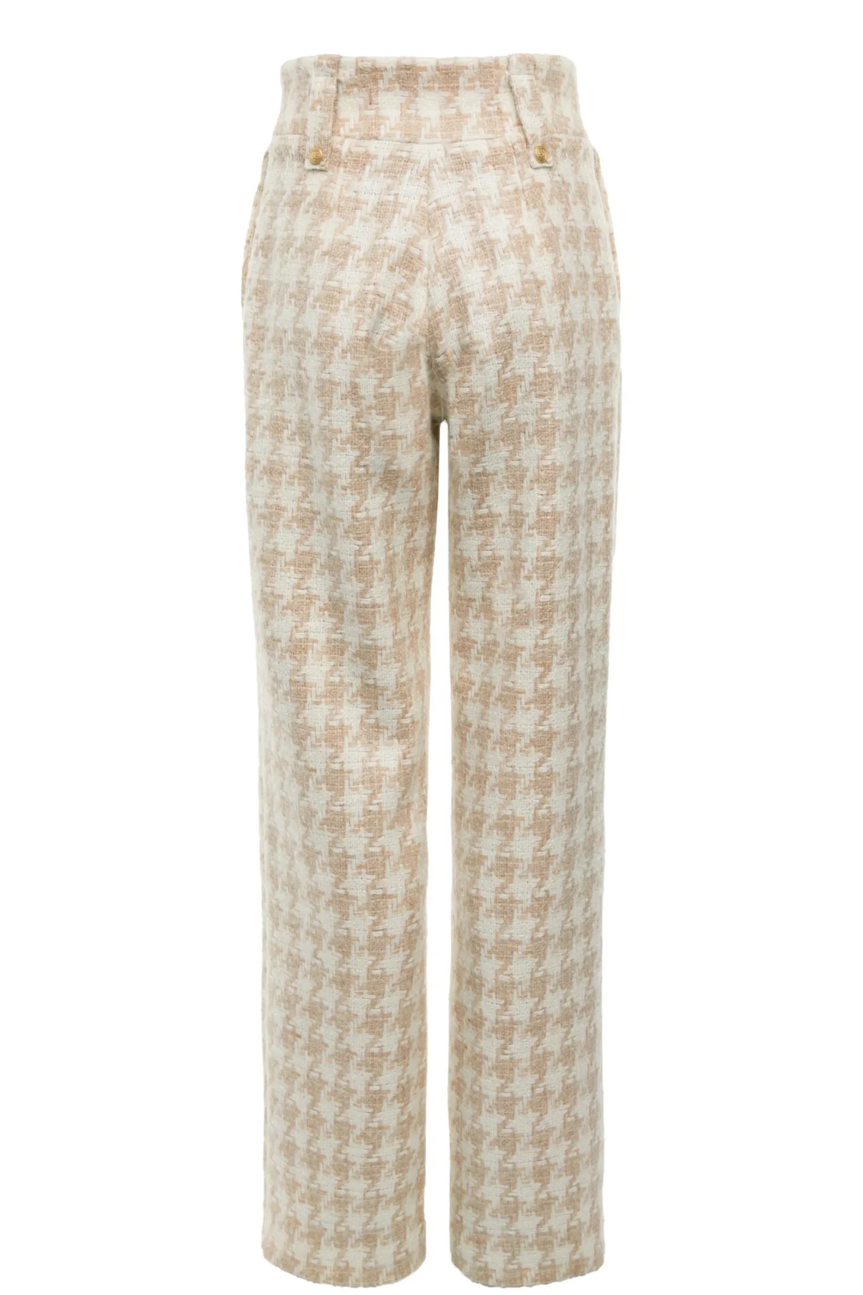 High Waisted Straight Trouser