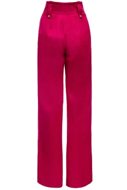 High Waisted Straight Trouser