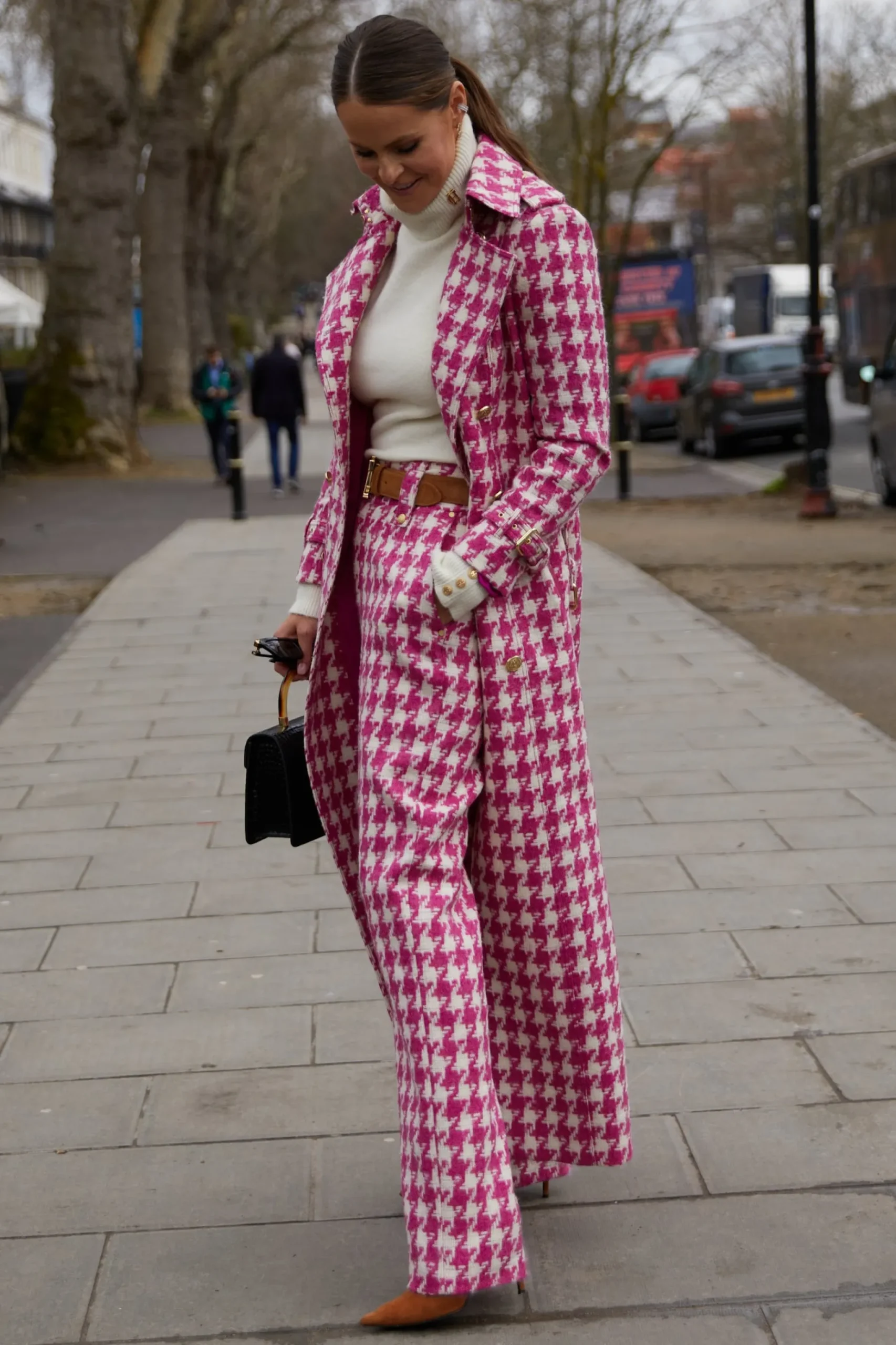 High Waisted Straight Trouser