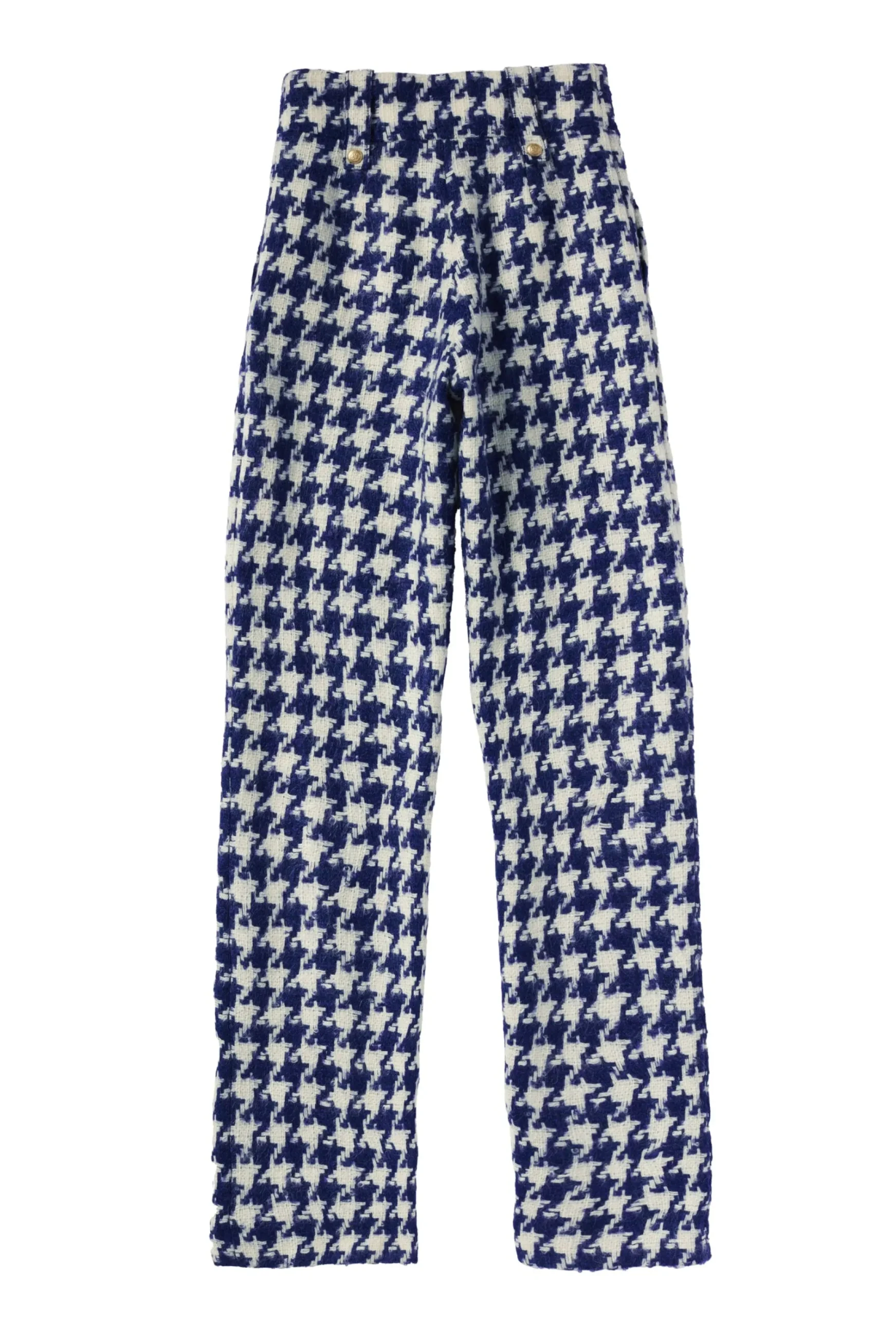 High Waisted Straight Trouser