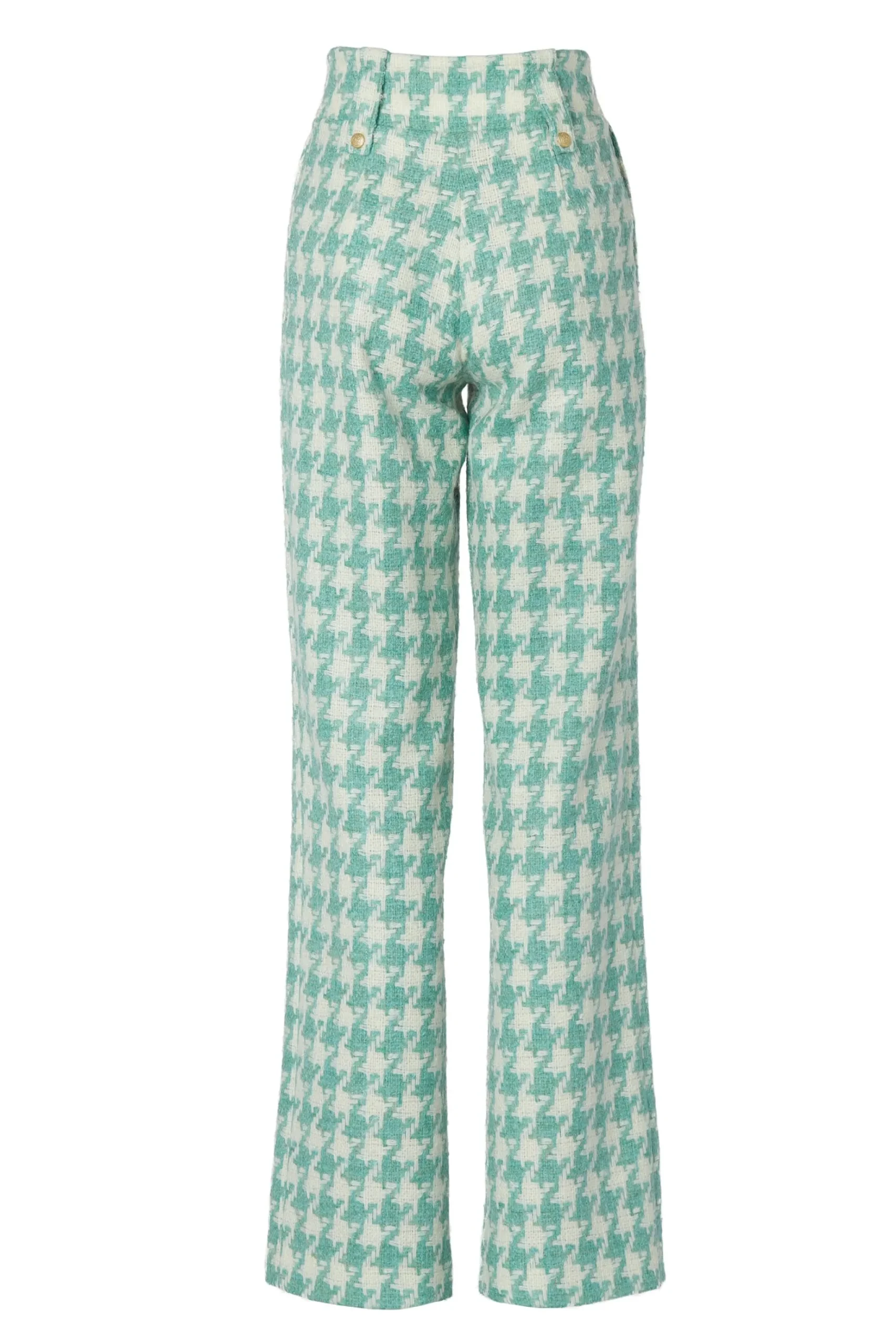 High Waisted Straight Trouser